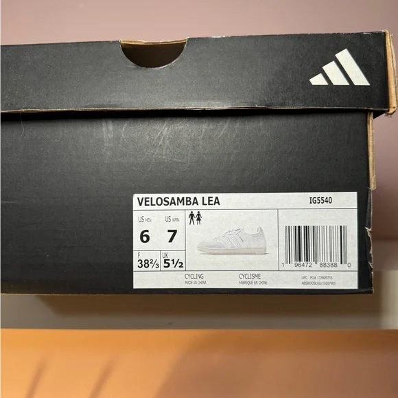 ADIDAS VELOSAMBA LEATHER CYCLING SHOES - Picture 3 of 7